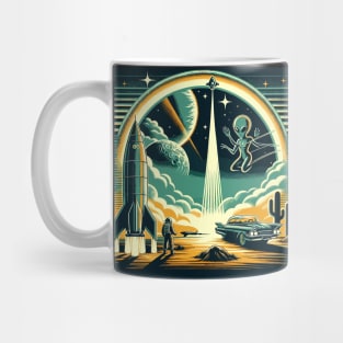 Encounter at the Edge of Tomorrow - An space Alien Encounter Mug